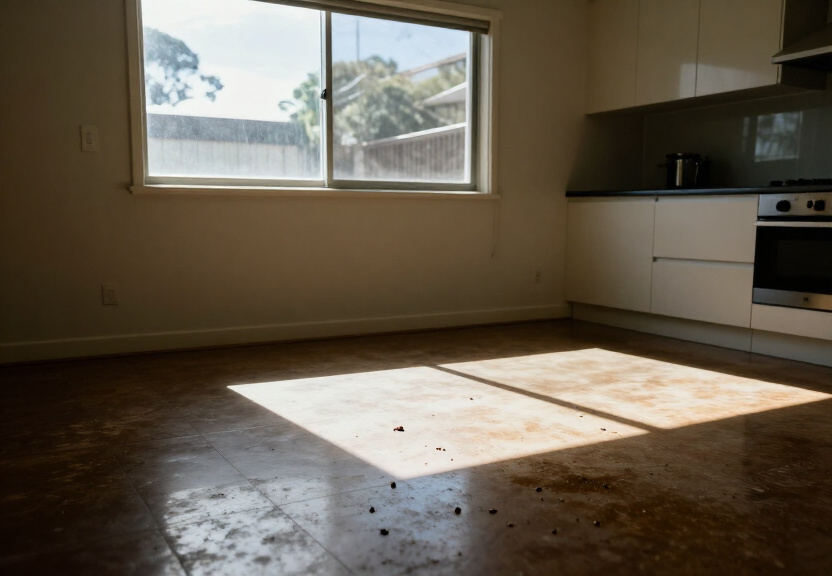 Rodent infestation in a Silverwater warehouse before treatment